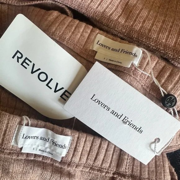 Lovers and Friends pink knit 3 piece set, new, size small, crop top, mini skirt - Picture 3 of 6